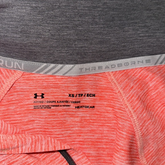 Under Armour Run Fitted 3/4 Zip Pullover XS - Picture 4 of 5